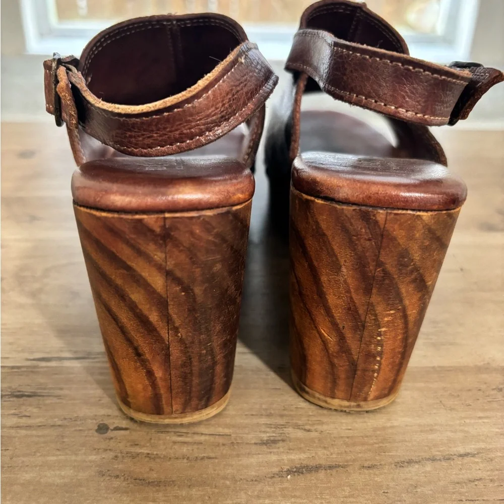 Women’s Bed Stu Marie Brown Leather Mules In Teak - Picture 14 of 16